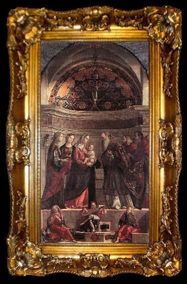 framed  CARPACCIO, Vittore Presentation of Jesus in the Temple dfg, ta009-2